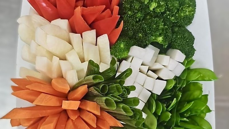 Asian Inspired Garden Fresh Crudite